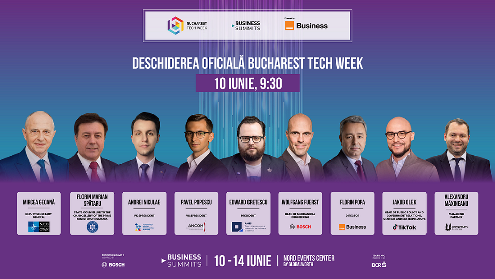 Bucharest Tech Week își deschide porțile săptămâna viitoare. Capitala devine epicentrul tehnologiei și inovației