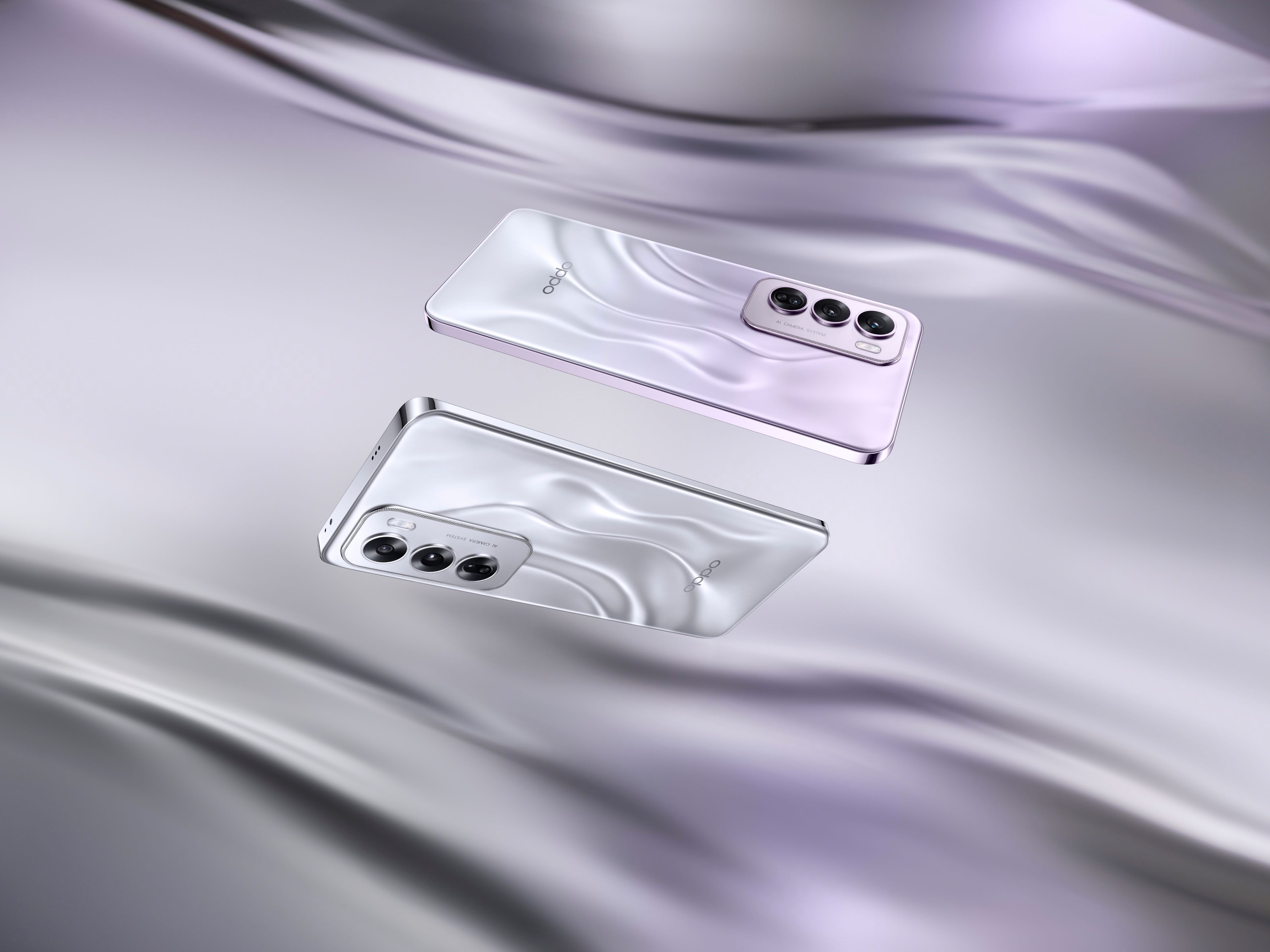 OPPO Reno12 Pro Nebula Silver_ Reno12 Astro Silver_ Color Comb