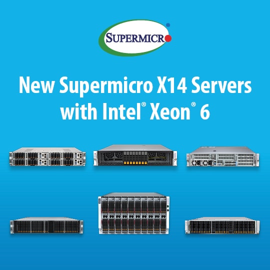 Noile servere Supermicro X14  disponibile în oferta Elko
