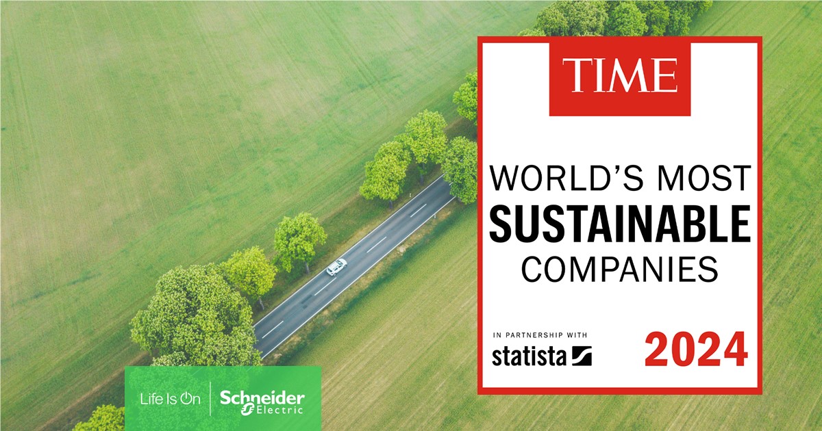 Schneider Electric desemnată cea mai sustenabilă companie din lume, de revista Time și Statista