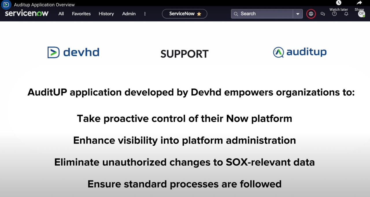 Companii din Germania, România și Statele Unite au implementat soluția Devhd AuditUp, disponibilă pe platforma ServiceNow