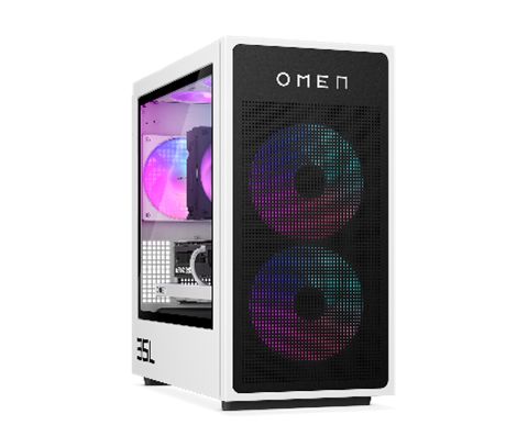 OMEN 35L Gaming Desktop Ceramic White 