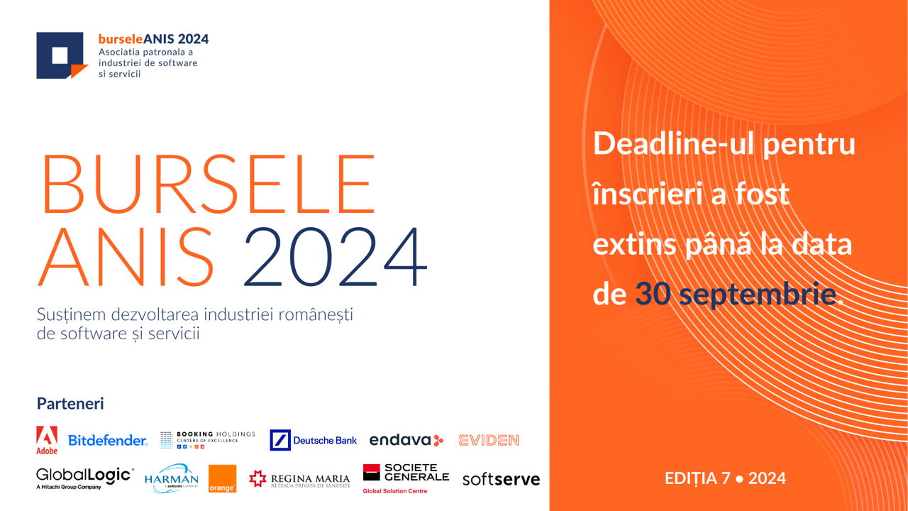 Bursele ANIS 2024: Număr record de burse din partea industriei IT