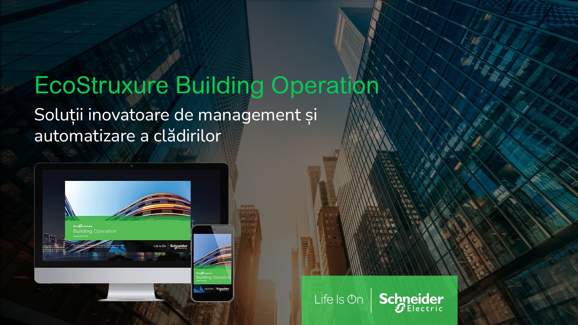 EcoStruxure Building Operation 2024, platforma de soluții avansate de management și automatizare a clădirilor