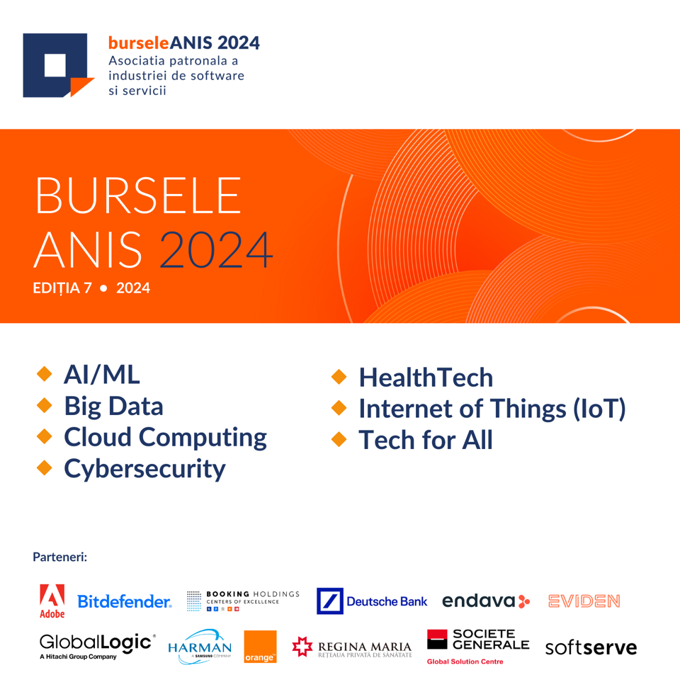 Record de participanți la Bursele ANIS 2024. 67 de proiecte au fost înscrise în competiția pentru cele 15 granturi oferite de industria IT