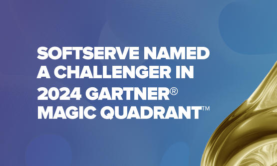 SoftServe a fost numită Challenger în Gartner® Magic Quadrant™ 2024 pentru servicii de dezvoltare software personalizată