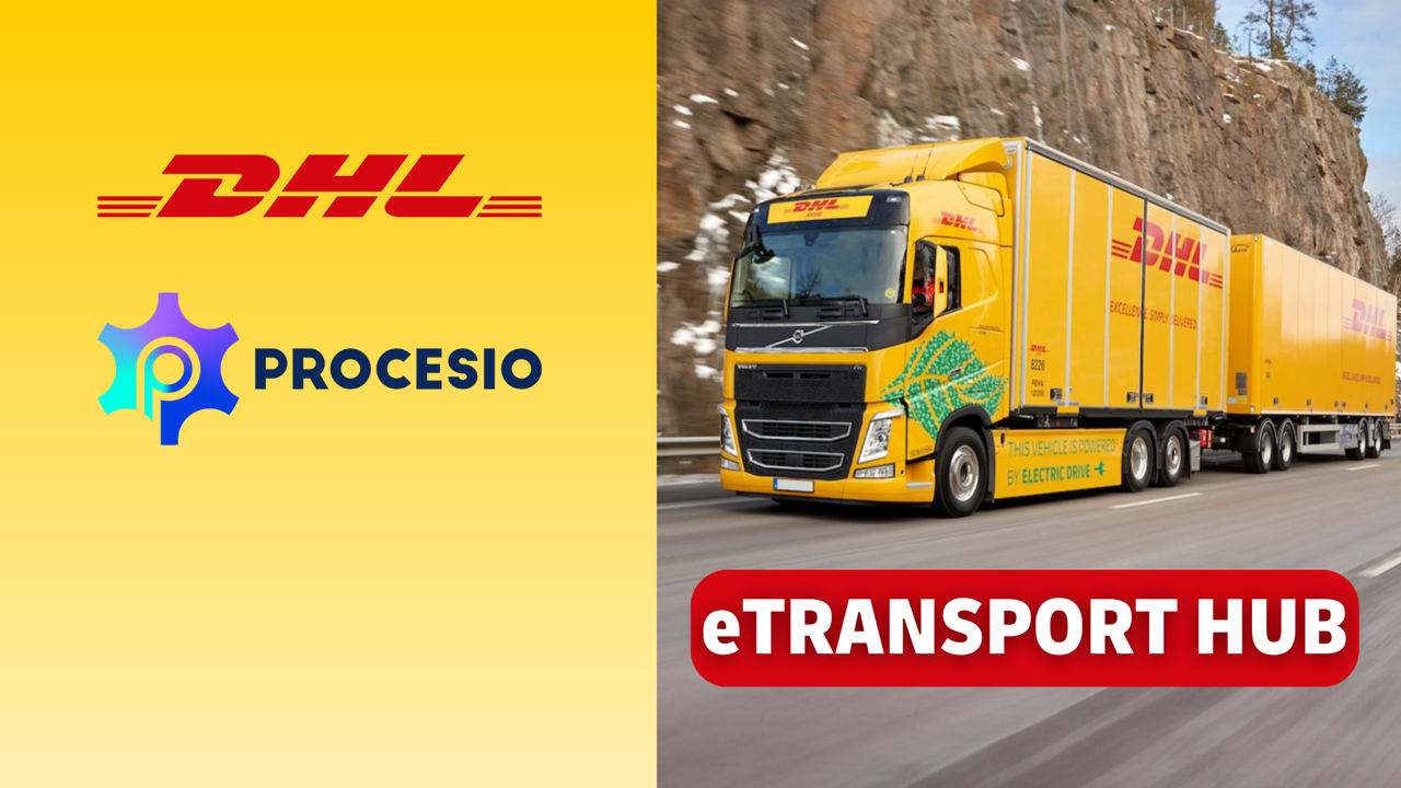 DHL Express România împreună cu PROCESIO lansează aplicația eTransport Hub, exclusiv pentru clienții DHL