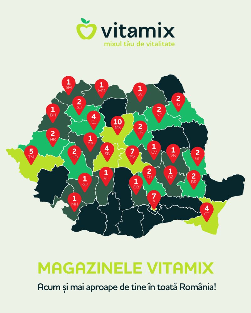 Adams Vision prezintă grupul de branduri care se regăsesc în cele 70 de magazine Vitamix din întreaga țară