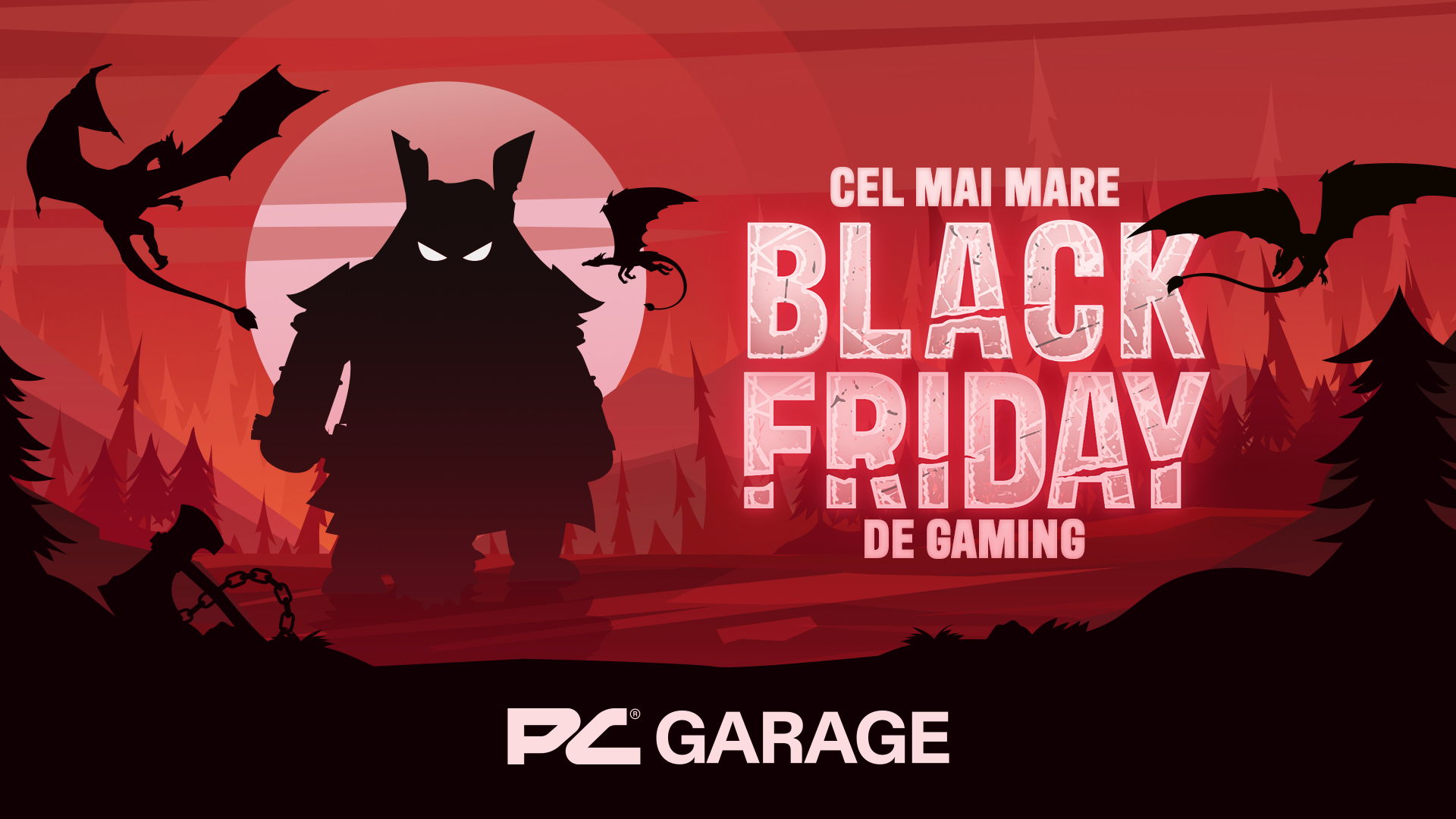 Cel mai mare Black Friday de Gaming e la PC Garage