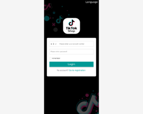 Un exemplu de phishing în TikTok Shop