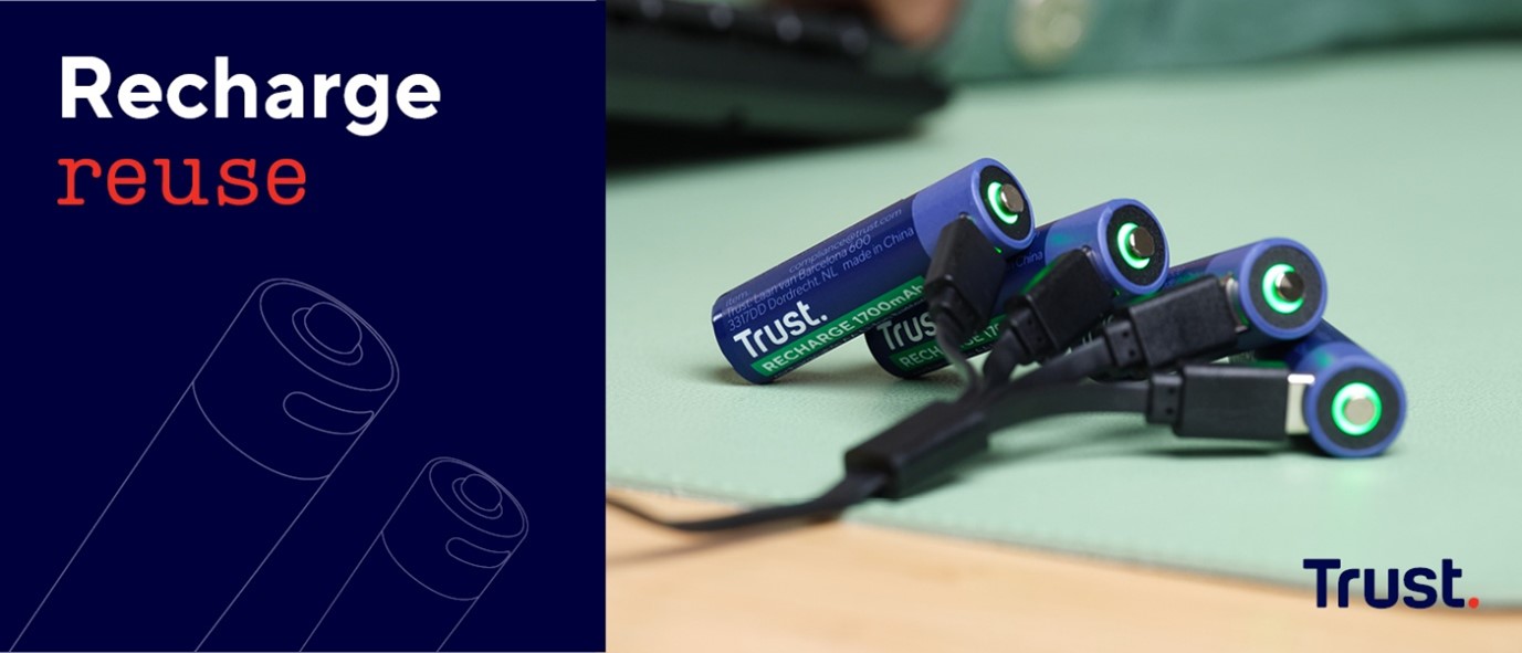 Un nou segment sustenabil – Bateriile reîncărcabile Trust USB-C